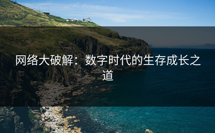 网络大破解:数字时代的生存成长之道 网络大破解:数字时代的生存成长之道